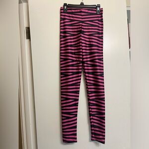 Blackmilk clothing fuchsia tape leggings like new